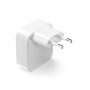 Hama Chargeur rapide GaN USB-C mini-chargeur pliable PD 40W blanc