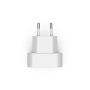 Hama Chargeur rapide GaN USB-C mini-chargeur pliable PD 40W blanc