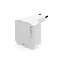 Hama Chargeur rapide GaN USB-C mini-chargeur pliable PD 40W blanc