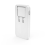 Hama Chargeur rapide 2x USB-C, USB-A mini-chargeur plat PD 65W, blanc