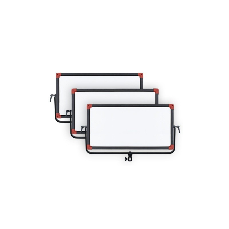 Swit Pl-E90D 3Kit Ensemble de 3 x Panneau LED TLCI-99 90W V-Mount