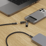 Hama Câble USB-C et lanière pour portable solution 2 en 1 1,2m noir