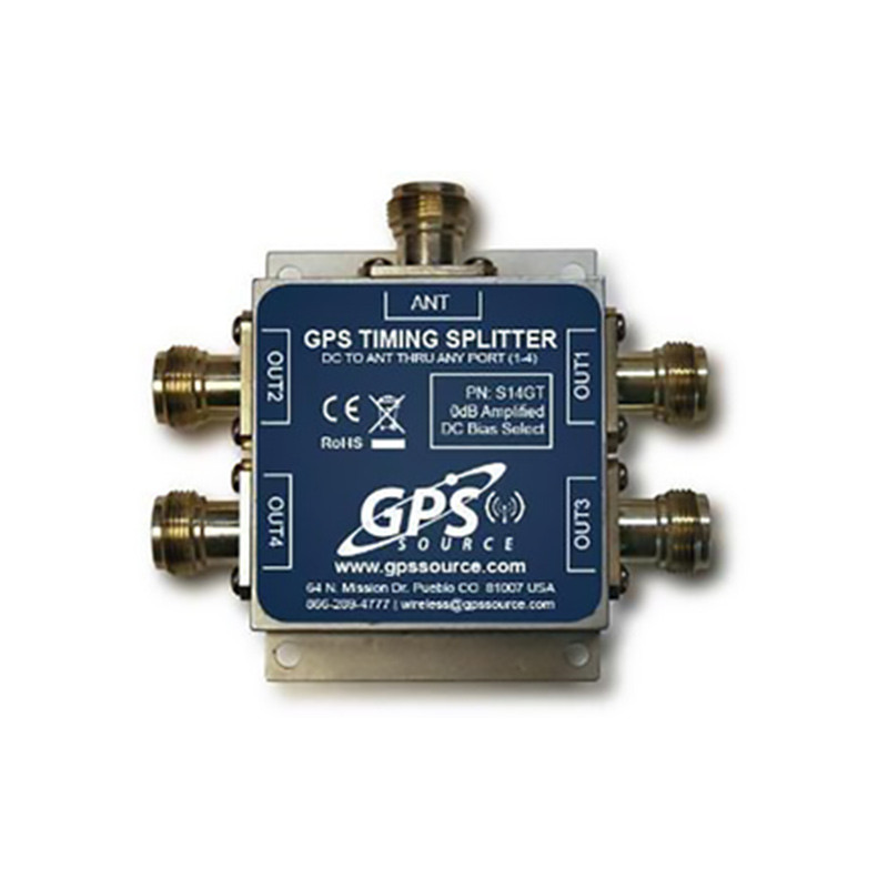 GPS Source Répartiteur de synchro sans fil GNSS, 4 sorties, gain 10db