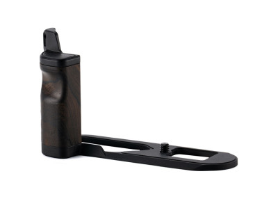 Tilta Plaque de montage avec poignée en bois pour Leica Q3 - Noir