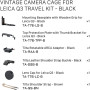 Tilta Cage vintage pour kit de voyage Leica Q3 - Noir