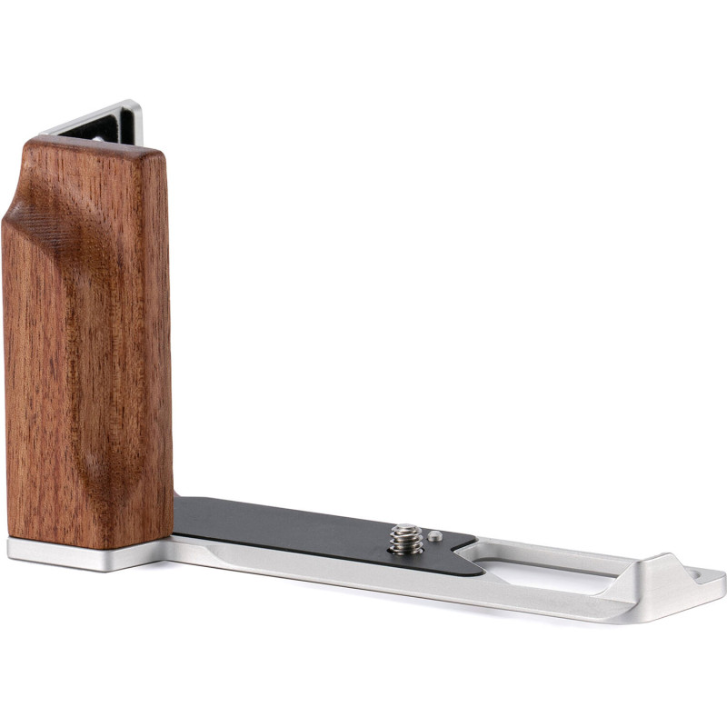 Tilta Plaque de montage avec poignée en bois pour Sigma BF - Argent