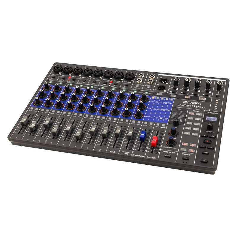 Zoom Console de mixage 12 voies 5 mixages individuels