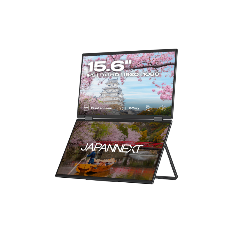 JapanNext Double ecran Mobile 2 x 15,6" IPS FHD