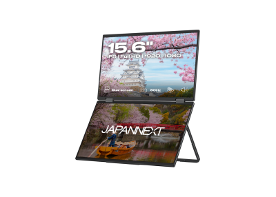 JapanNext Double ecran Mobile 2 x 15,6" IPS FHD