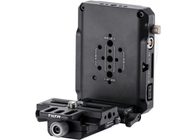 Tilta Plaque  Mini V Mount avec kit de récepteur ARCA réglable – Noir