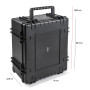 B&W Valise Type 7900 780x395x660mm Noire vide