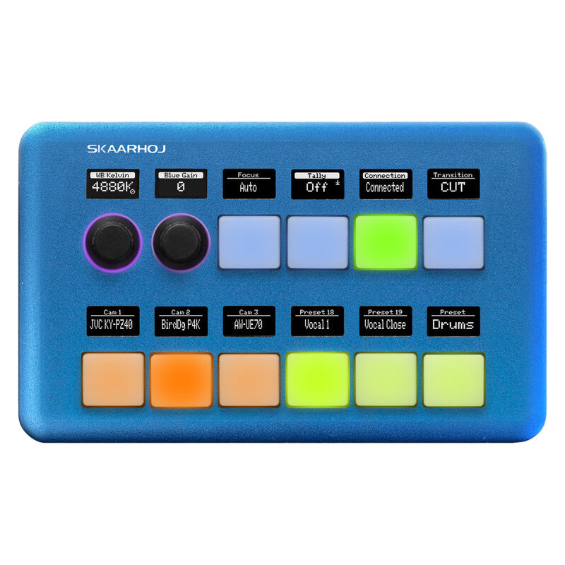 Skaarhoj Contrôleur de bureau compact universel (Plateforme Link IO)