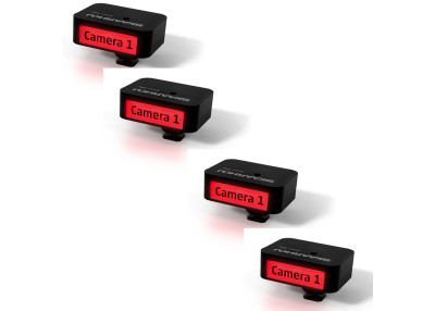 Skaarhoj 4 Lampes témoin Ethernet PoE panneau brut, Ctrl TSL & HTTP