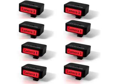 Skaarhoj 8 Lampes témoin Ethernet PoE panneau brut, Ctrl TSL & HTTP