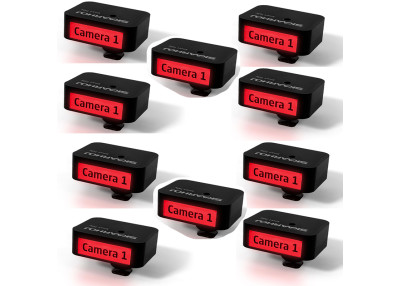 Skaarhoj 10 Lampes témoin Ethernet PoE panneau brut, Ctrl TSL & HTTP