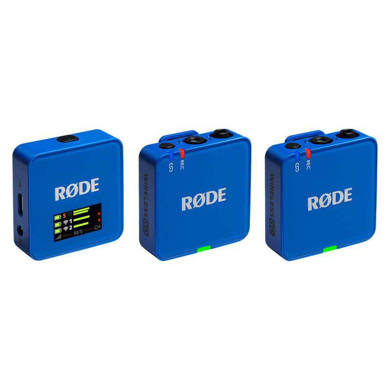 Rode Wireless GO G3 2 emetteurs + recepteur (sans lavalier) Cobalt