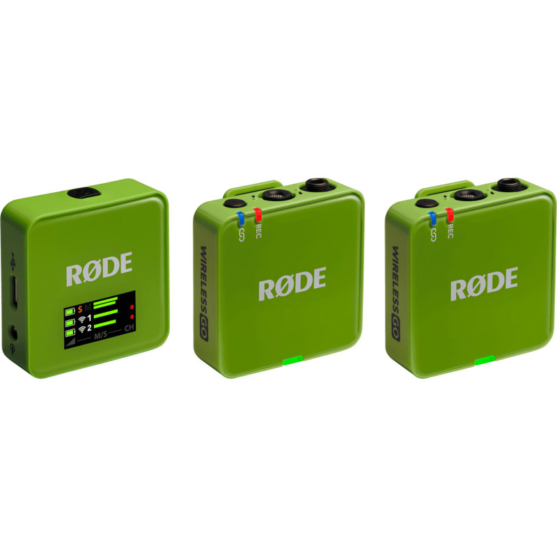 Rode Wireless GO G3 Kit 2 emetteurs + recepteur (sans lavalier) Vert