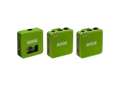 Rode Wireless GO G3 Kit 2 emetteurs + recepteur (sans lavalier) Vert