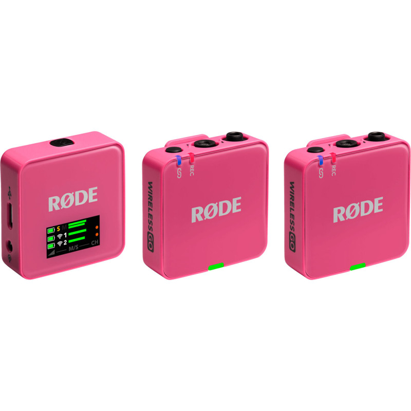 Rode Wireless GO G3 Kit 2 emetteurs + recepteur (sans lavalier) Rose