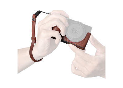 Smallrig Etui cuir pour RICOH GR IV/III/IIIx/III HDF/IIIx HDF Rouge