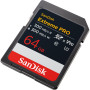 Sandisk Carte SDXC Extreme Pro 64GB 300/300 mb/s - V90 Cl. 10