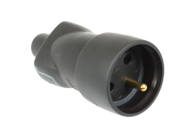 Legrand 504-46_IP_44 Fiche femelle caoutchouc