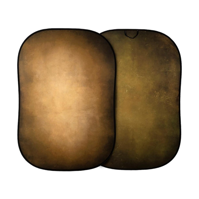 Manfrotto Vintage Collapsible 1.5m x 2.1m (5' x 7') Tobacco/Olive