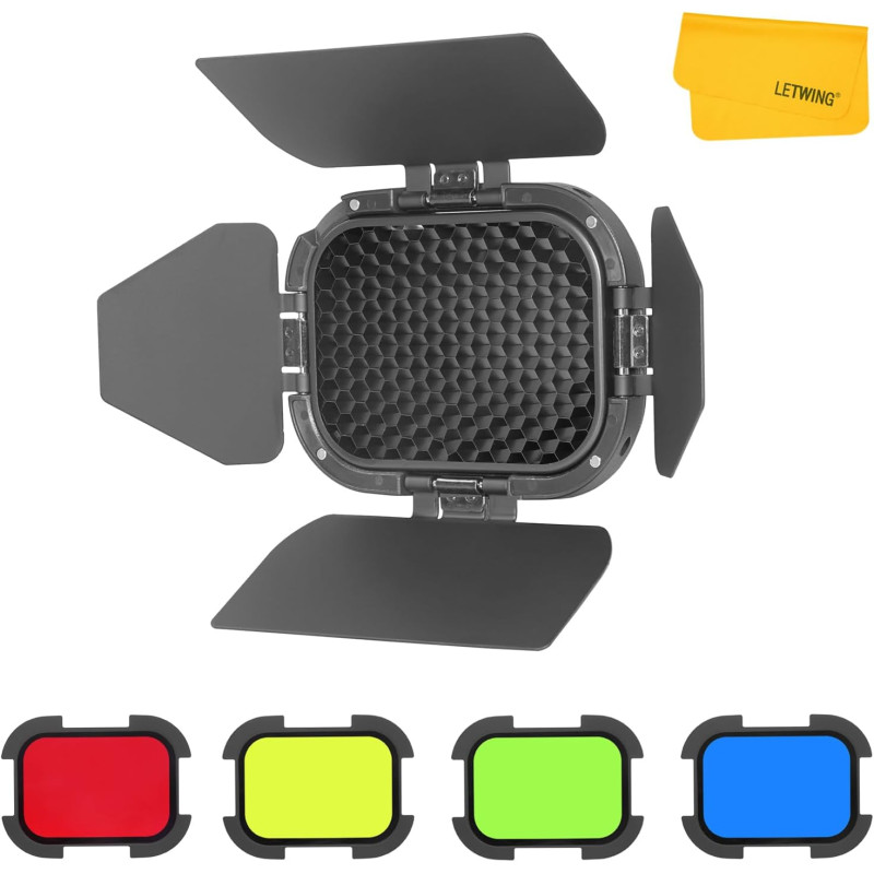 Godox Kit de volets pour tête de flash Speedlite AD200ProII