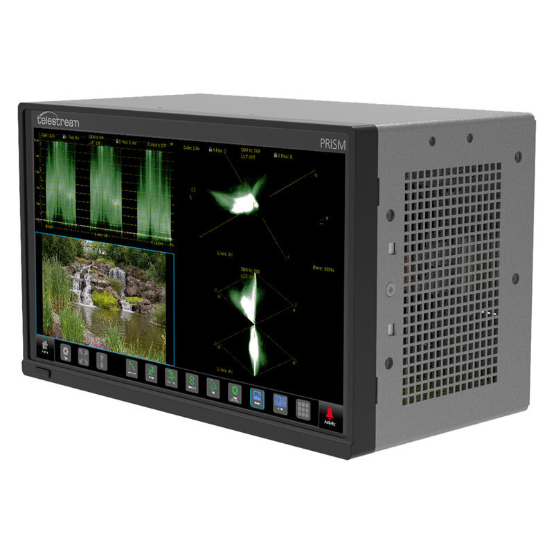 Telestream PRISM Moniteur de forme d'onde  avec 2 écrans tactiles SDI