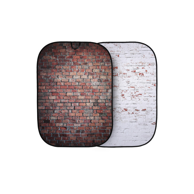 Manfrotto Urban Collapsible 1.5m x 2.1m Classic Red/White Brick