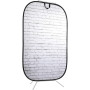 Manfrotto Urban Collapsible 1.5m x 2.1m Painted White / Grey Brick