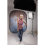 Manfrotto Urban Collapsible 1.5m x 2.1m Rusty Metal / Plaster Wall