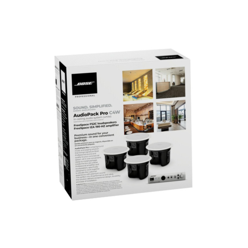 BOSE PRO Audiopack Pro encastrable C4W Blanc