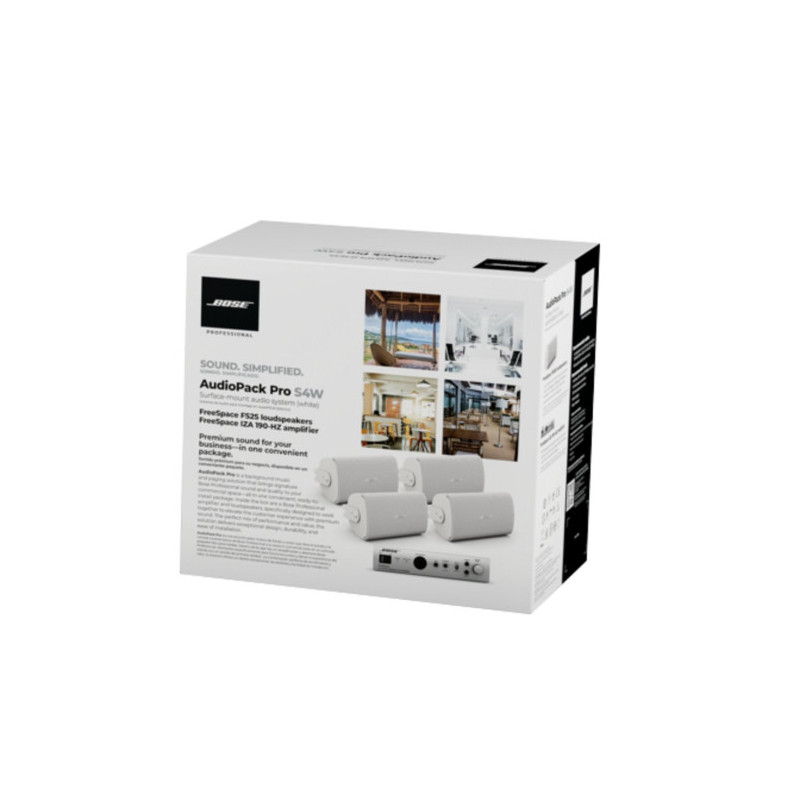 BOSE PRO Audiopack Pro surface S4W Blanc
