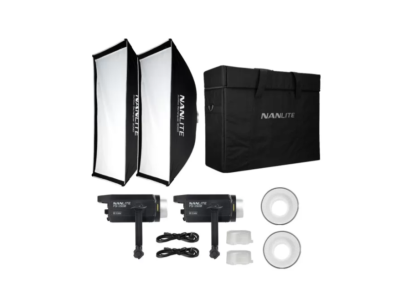 Nanlite FS 150B 2KIT Bundle avec softbox et trépieds