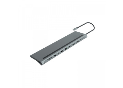 MCL Station accueil 11 ports HDMI, DP, USB 3.0, RJ45, audio, PD 100W