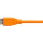 TetherPro USB-C to 3.0 Micro-B, 15' (4.6m), High-Visibility Orange