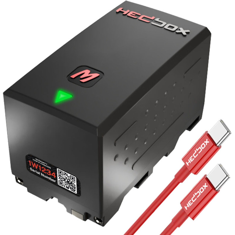 Hedbox Batterie Li-Ion 7.4V / 6400mAh avec entrée USB-C PD3.0 (20W)