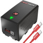 Hedbox Batterie Li-Ion 7.4V / 6400mAh avec entrée USB-C PD3.0 (20W)