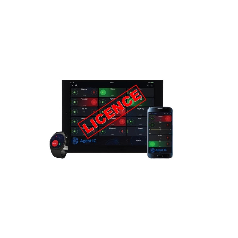 Clear Com Pack 8 licences Agent-IC-HX perpétuelle (iOs ou android)