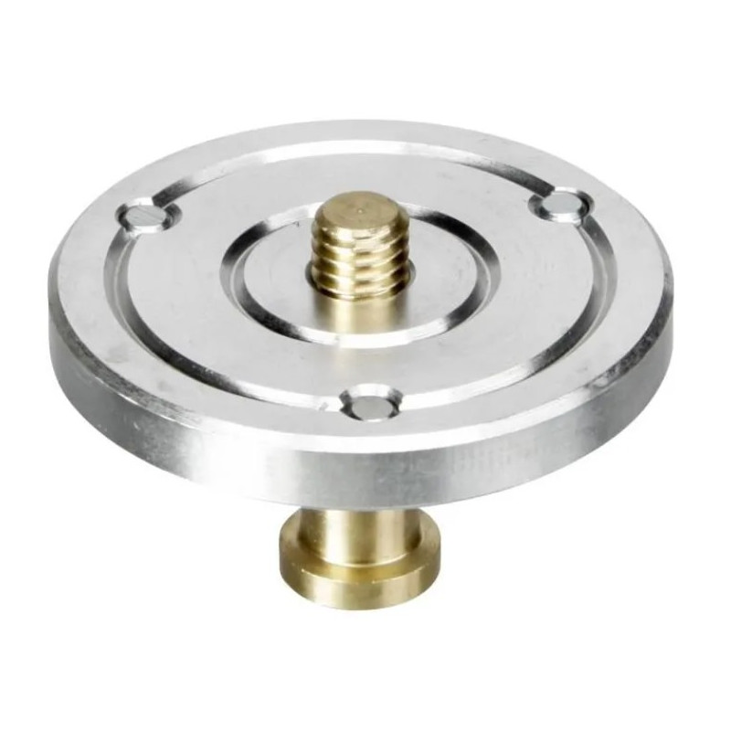 Manfrotto Adaptateur plateau 60 mm avec filetage 3/8"