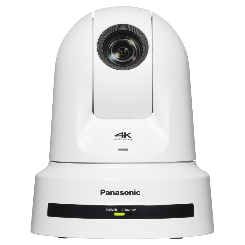 Panasonic Caméra PTZ 4K/HD 1CMOS 1/2.5" Zoom 24x 3GSDI/HDMI/NDI blanc