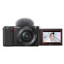 Pack Sony ZV-E10L + objectif 16-50mm + ECM-W3 + Grip + SDXC 128Go