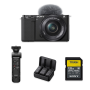 Pack Sony ZV-E10L + objectif 16-50mm + ECM-W3 + Grip + SDXC 128Go