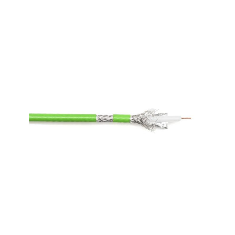 Cable coaxial 75 oHms 0.6/2.8 Diam. ext 4,5mm² gaine au mètre