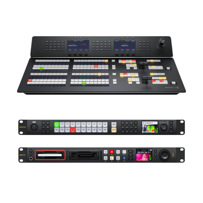 Pack régie + Blackmagic Design ATEM Constellation 4K + Advanced Panel