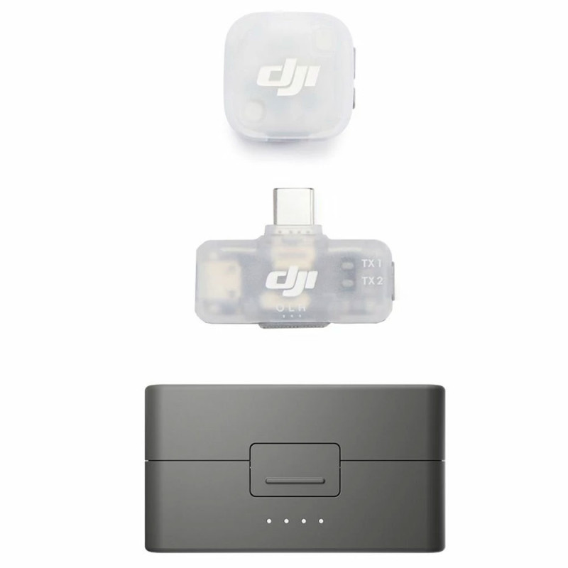 DJI Mic Mini 2 (1 TX + 1 RX mobile + boîtier de recharge)