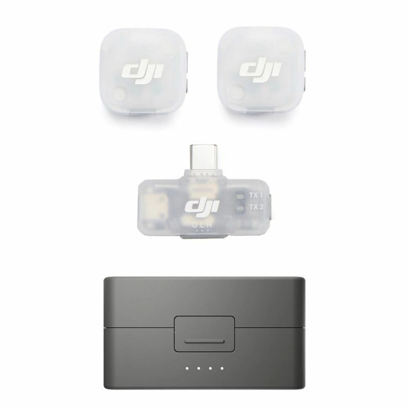 DJI Mic Mini 2 (2 TX + 1 RX mobile + boîtier de recharge)