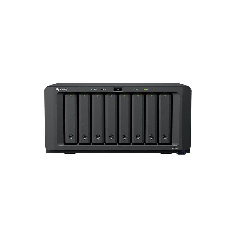 Synology DS1825+ Serveur NAS 8 baies 3,5" / 2,5"-8 Go RAM Boitier nu