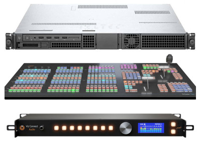 Vizrt Vizion Rack 8 with Flex Dual and Connect Audio